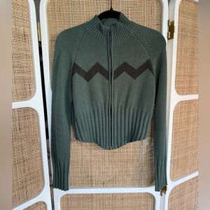 Petite Studio Friday Wool Sweater- Sage